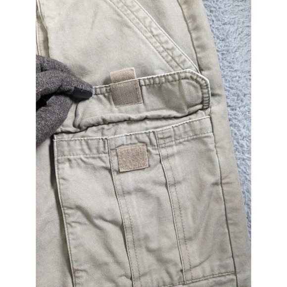 Columbia Shorts Mens Large Cotton Canvas Cargo Trail Hiking Outdoor Beige - Picture 14 of 16